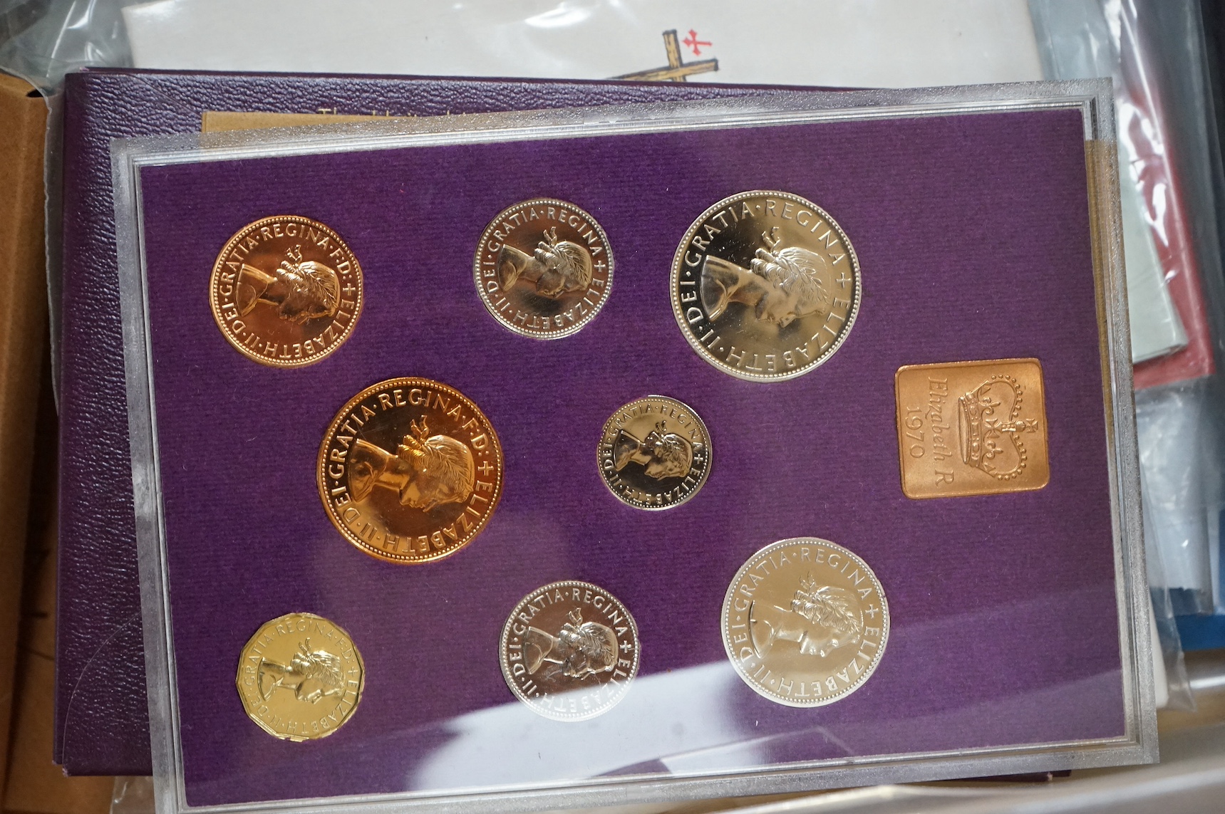 A collection of various coins. Condition - varies